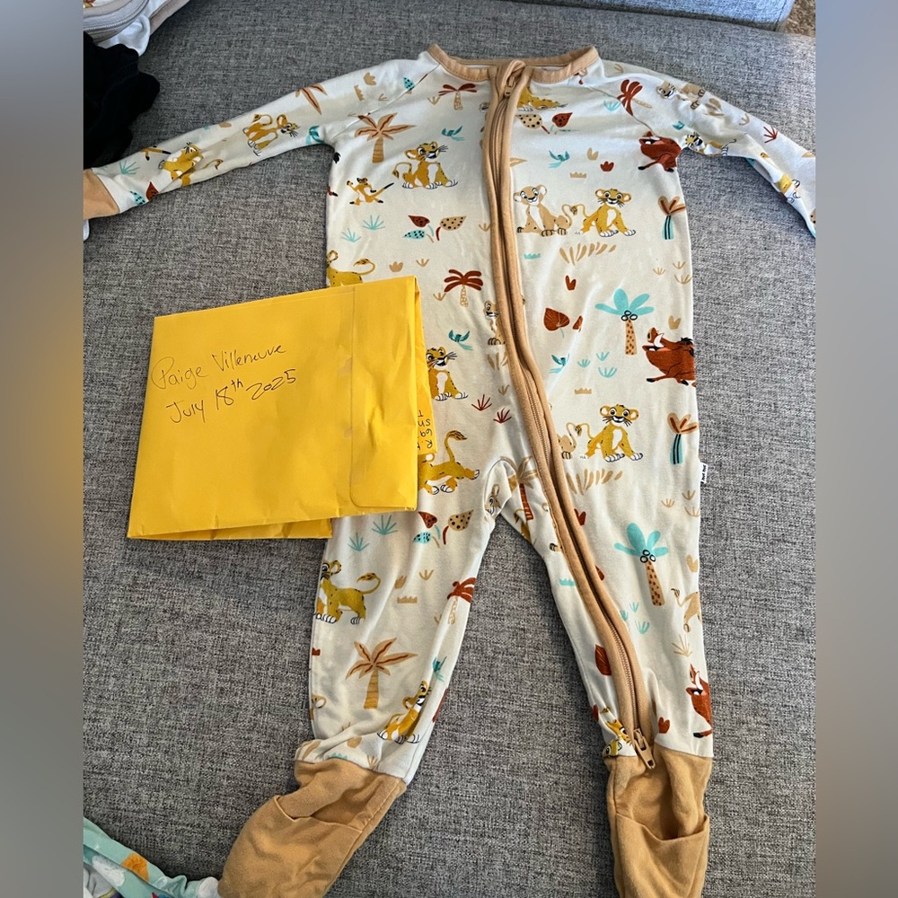 Little Sleepies lion king 3-6